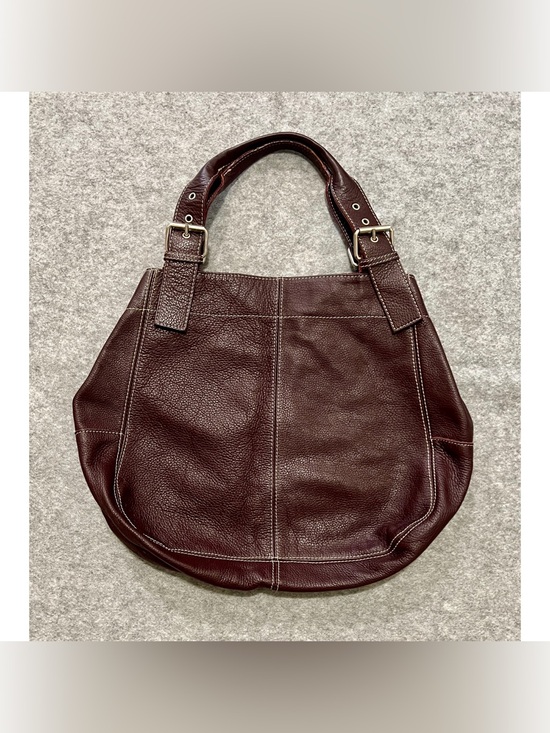 Maurizio Taiuti Handbags - Maurizio Taiuti Purple Leather Shoulder Bag Made in Italy